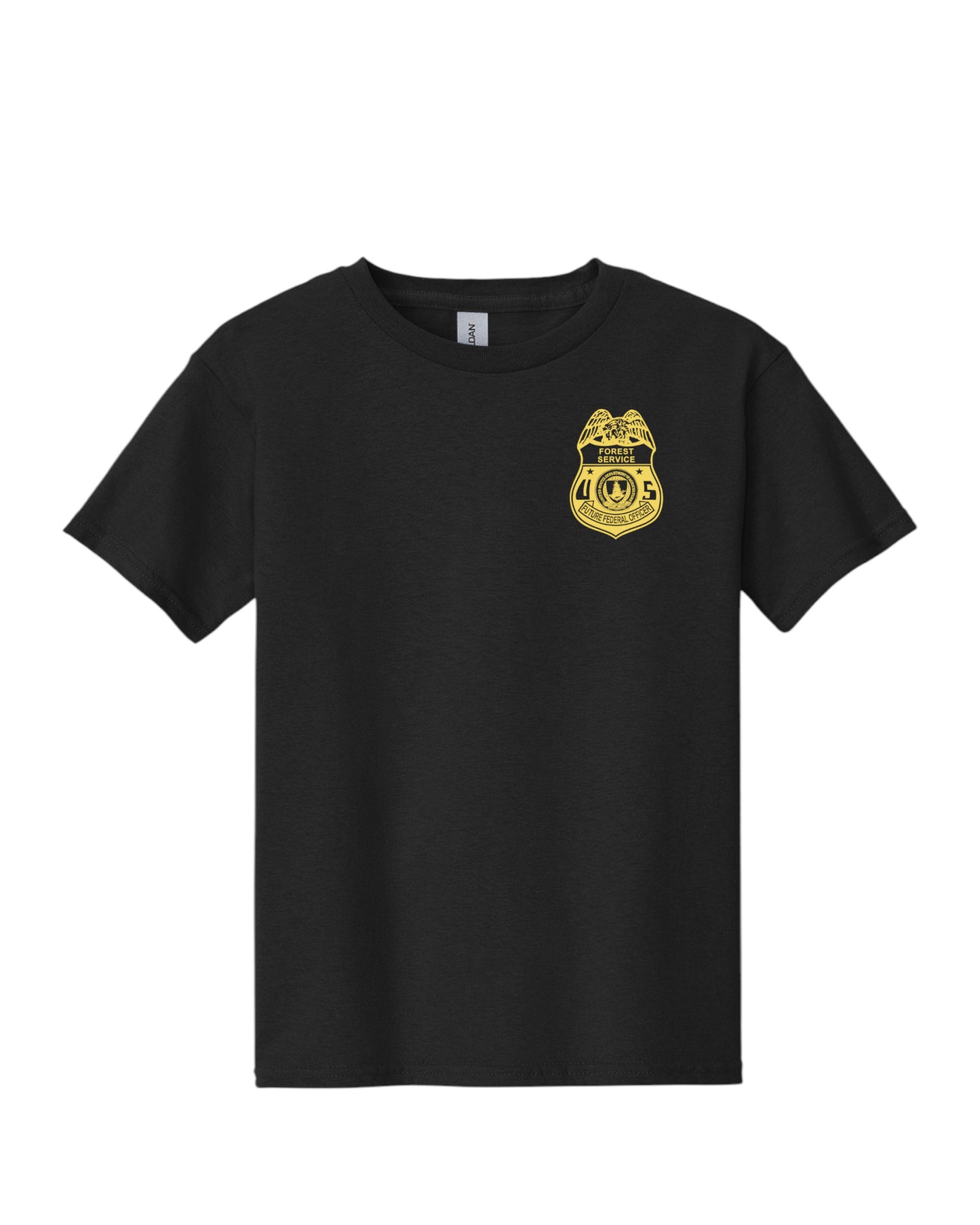 USFS FUTURE FEDERAL OFFICER BADGE KID'S T-SHIRT-5000B