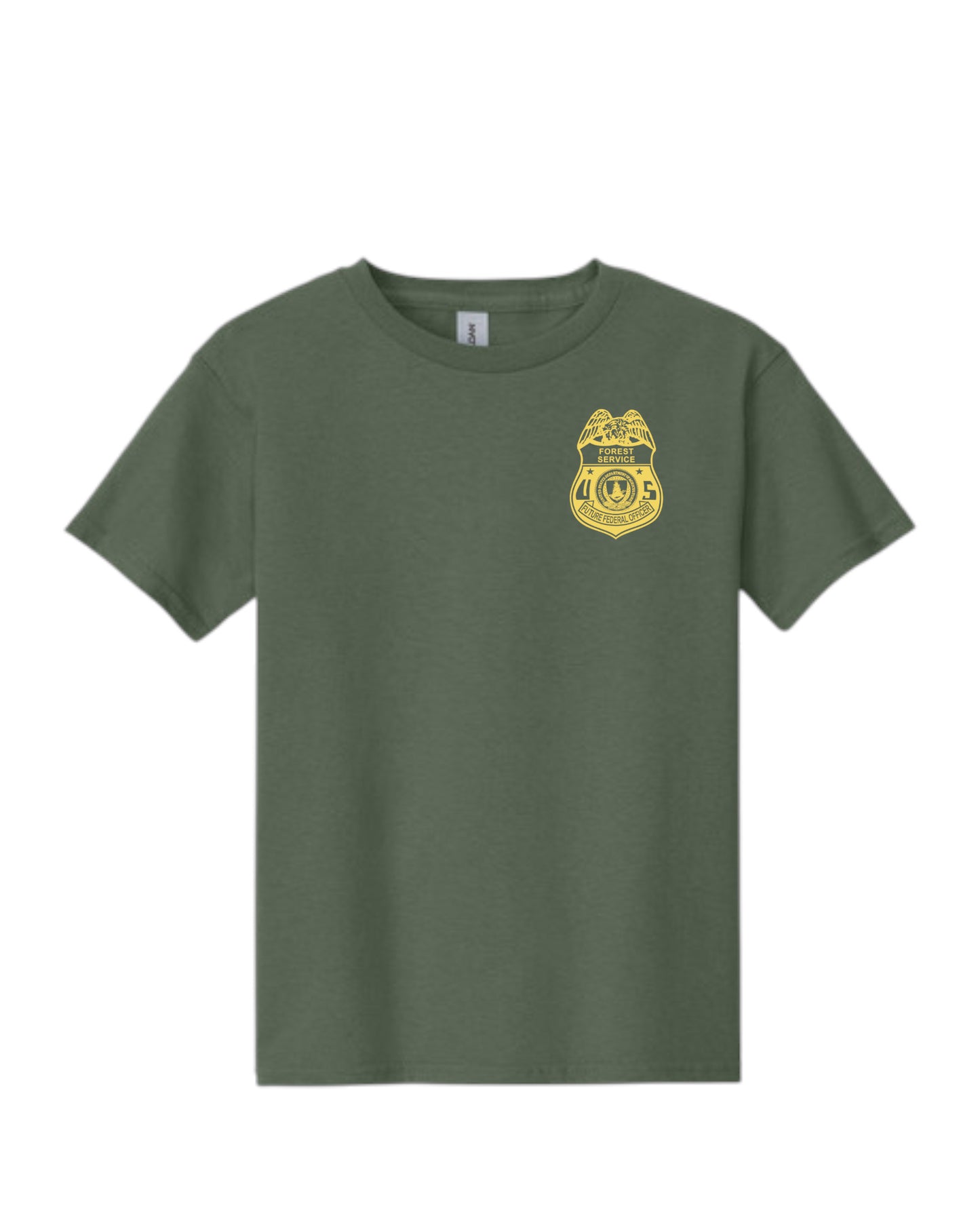 USFS FUTURE FEDERAL OFFICER BADGE KID'S T-SHIRT-5000B