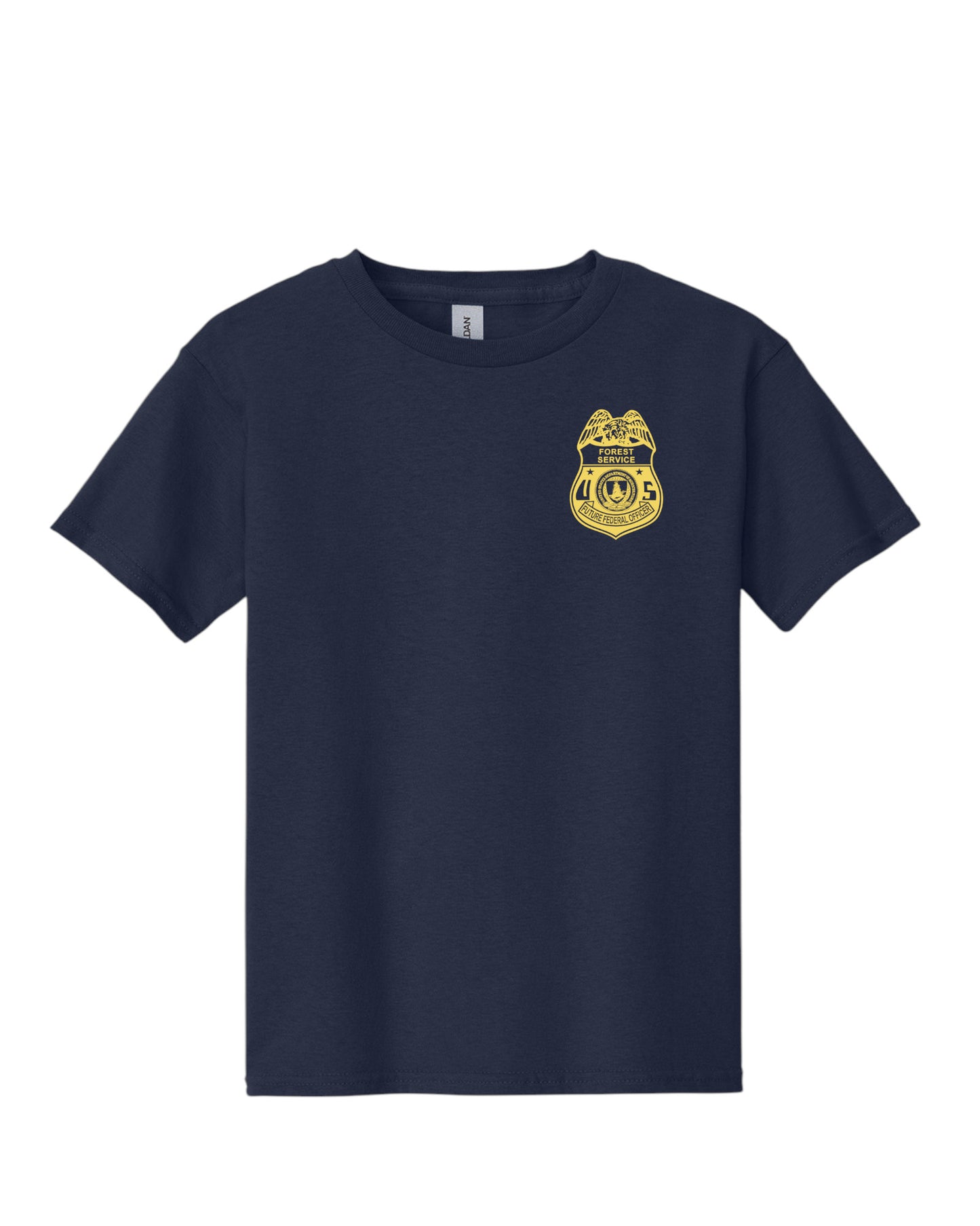 USFS FUTURE FEDERAL OFFICER BADGE KID'S T-SHIRT-5000B