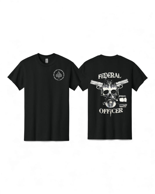 FEDERAL OFFICER SKULL T-SHIRT