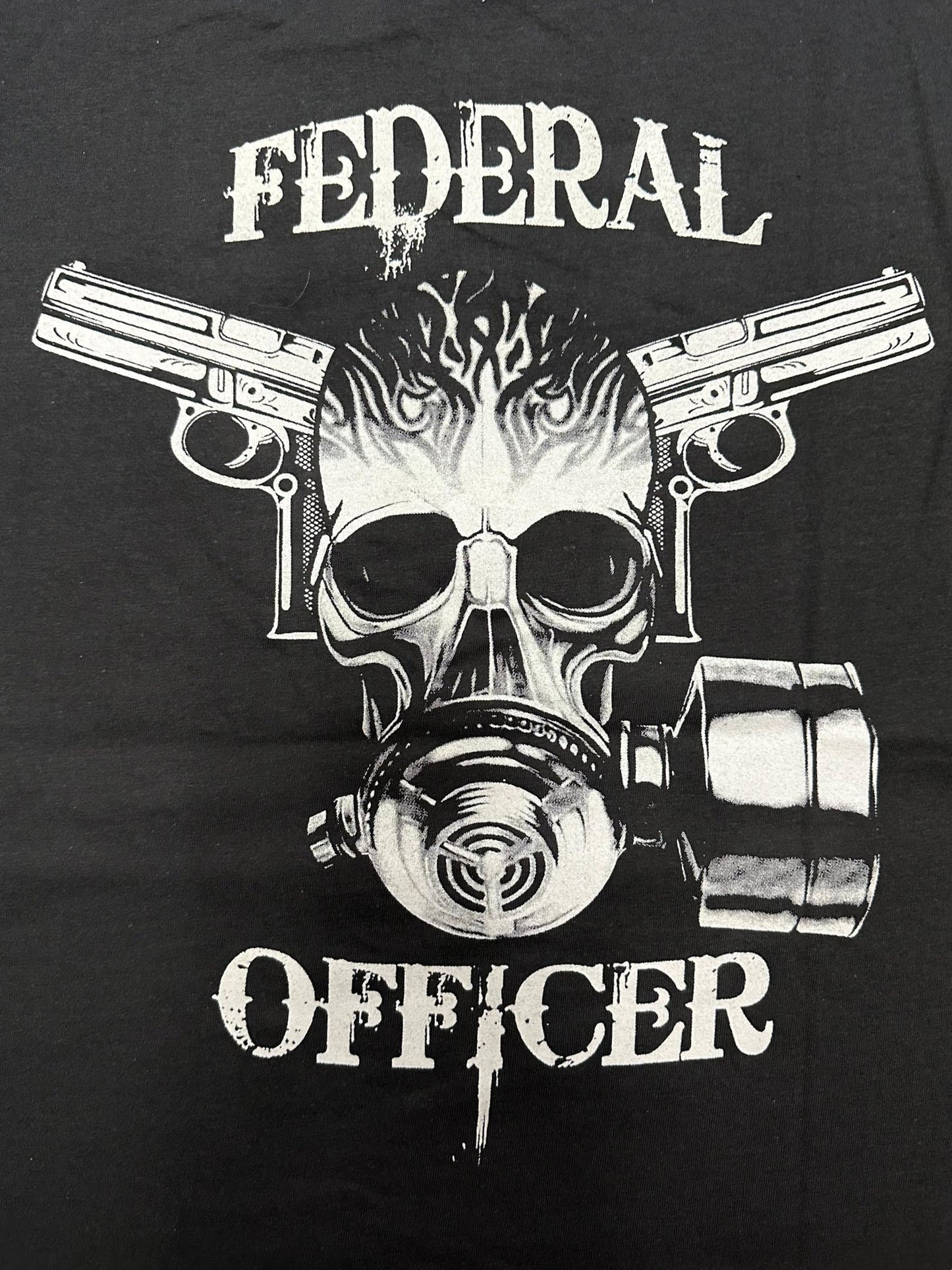 FEDERAL OFFICER SKULL T-SHIRT