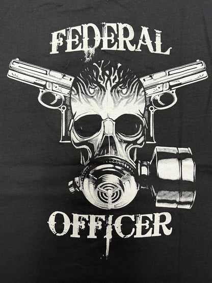 FEDERAL OFFICER SKULL T-SHIRT
