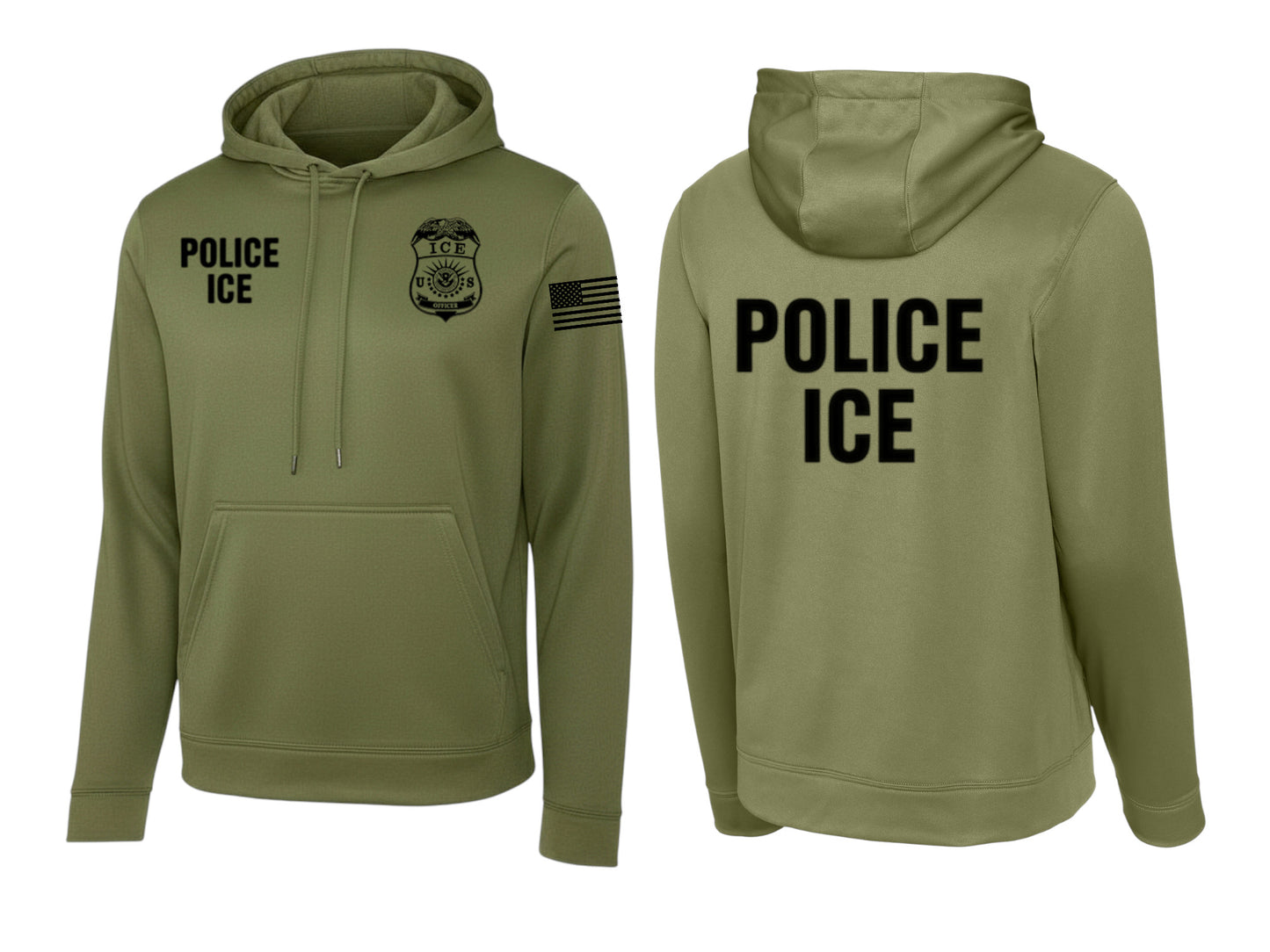 POLICE ICE WICKING HOODIE-F244