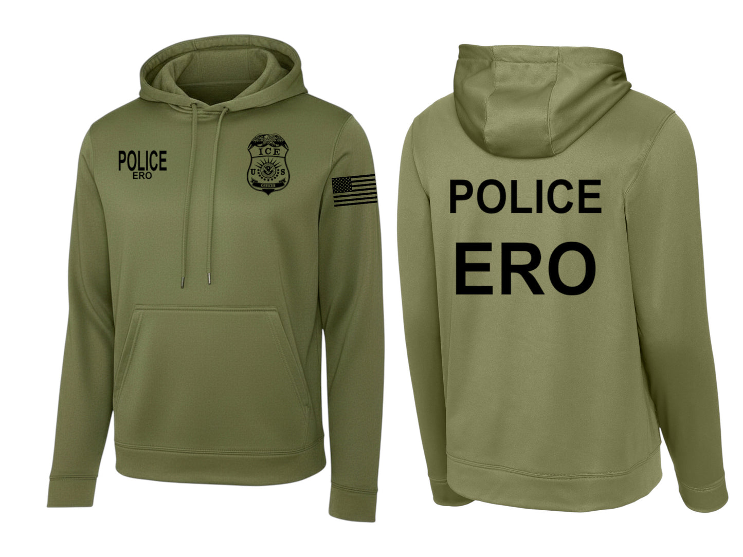 ICE ERO WICKING HOODED PULLOVER-F244