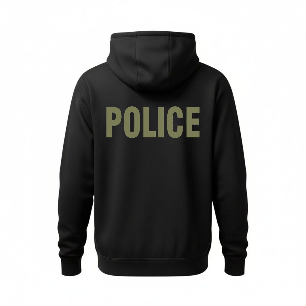 POLICE BACKPRINT SPORT-TEK SPORT-WICK HOODED PULLOVER F244