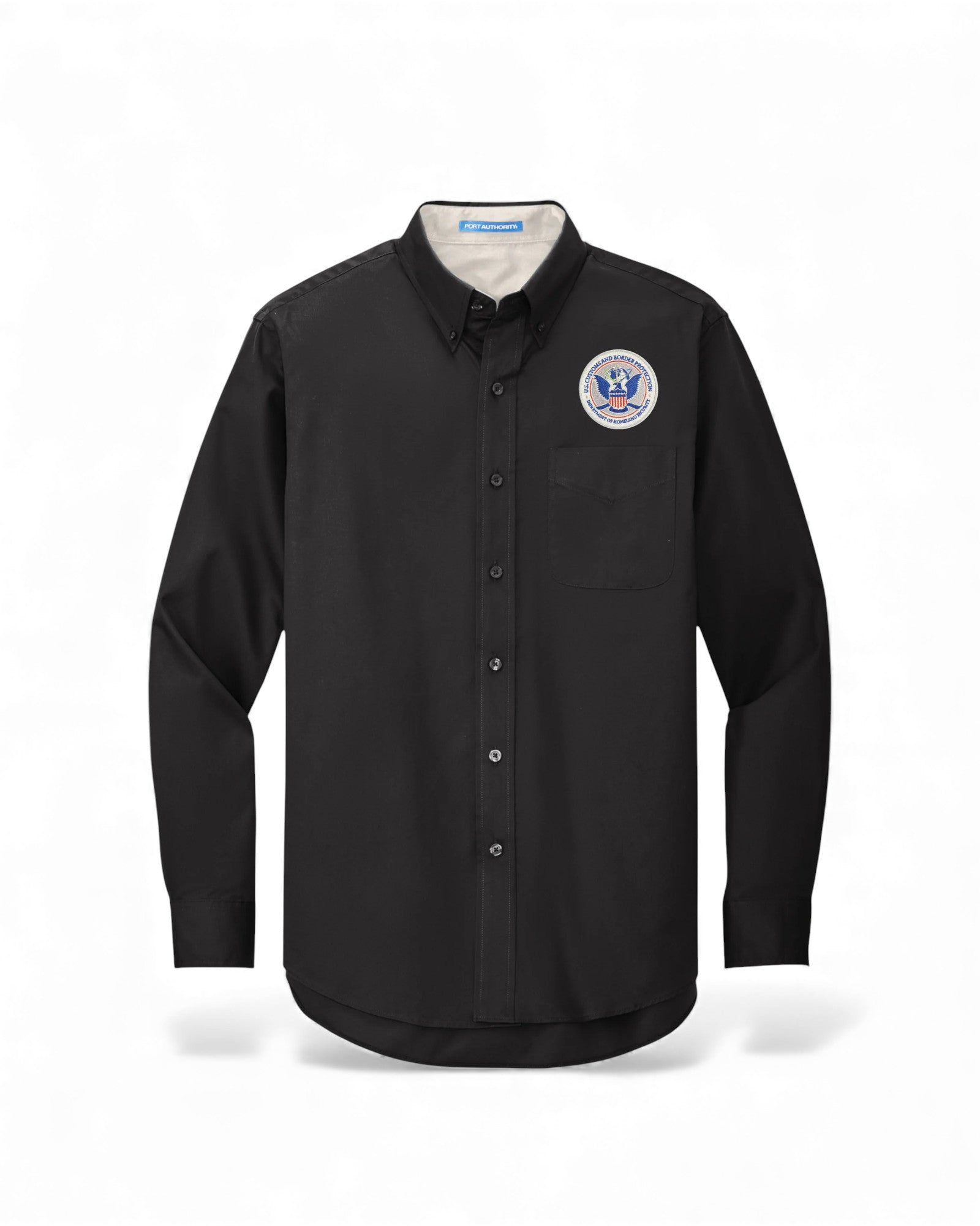 MEN'S CBP SEAL BUTTON UP DRESS SHIRT-S608 CLEARANCE