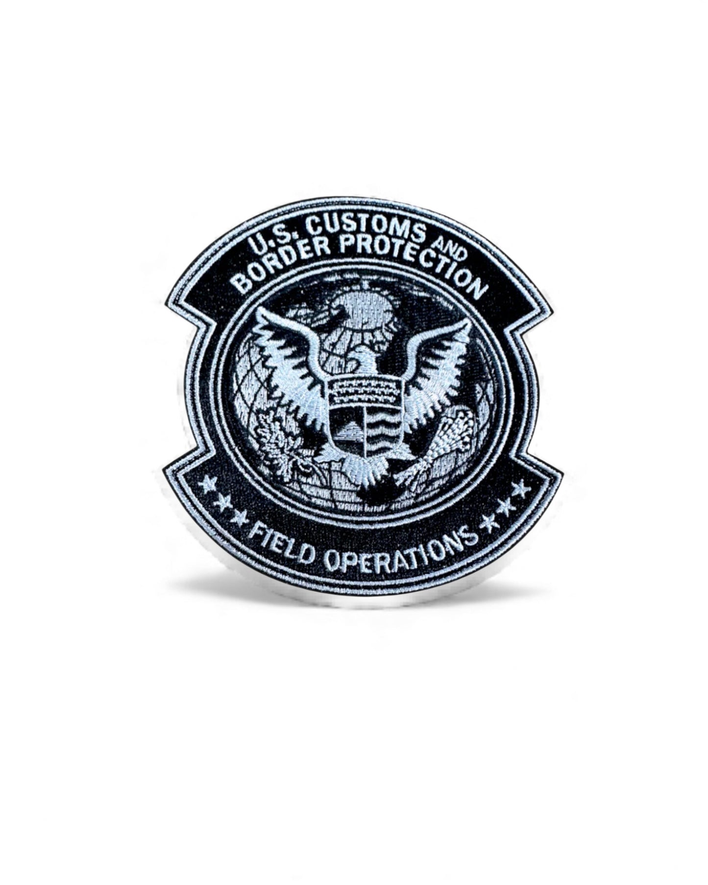 CBP FIELD OPERATIONS SHOULDER PATCH BLACK/GREY