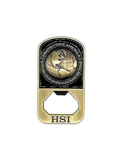 HSI CHALLENGE COIN / BOTTLE OPENER