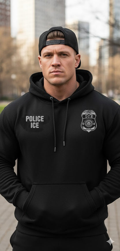 POLICE ICE WICKING HOODIE-F244