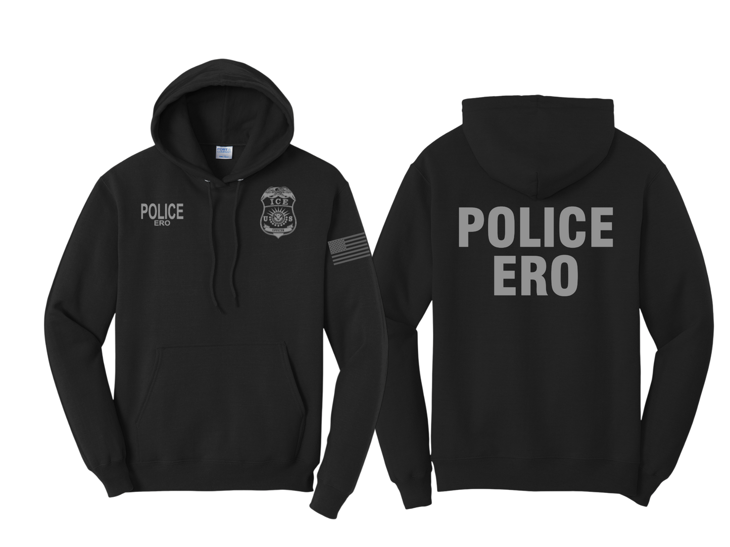 ICE ERO COTTON HOODED PULLOVER-PC78H