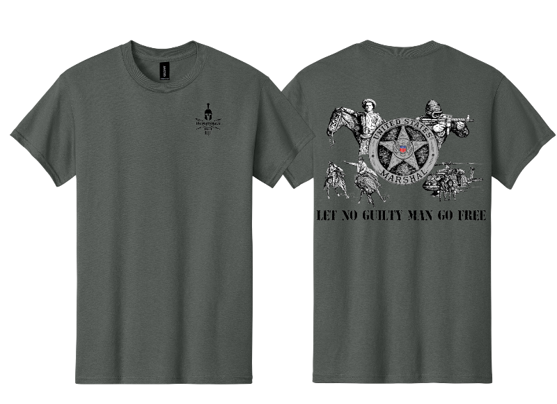 LET NO GUILTY MAN GO FREE T-SHIRT
