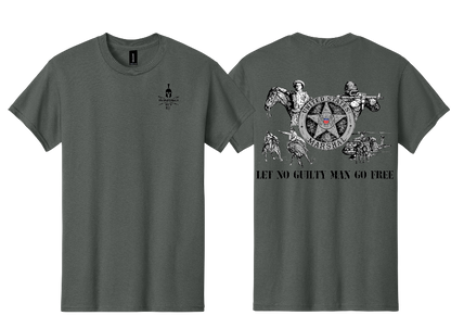 LET NO GUILTY MAN GO FREE T-SHIRT