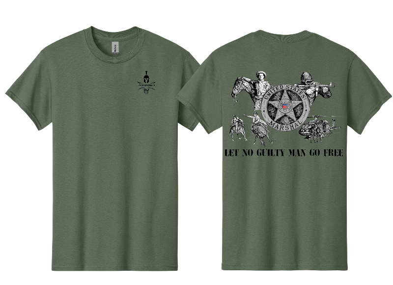 LET NO GUILTY MAN GO FREE T-SHIRT