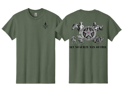 LET NO GUILTY MAN GO FREE T-SHIRT