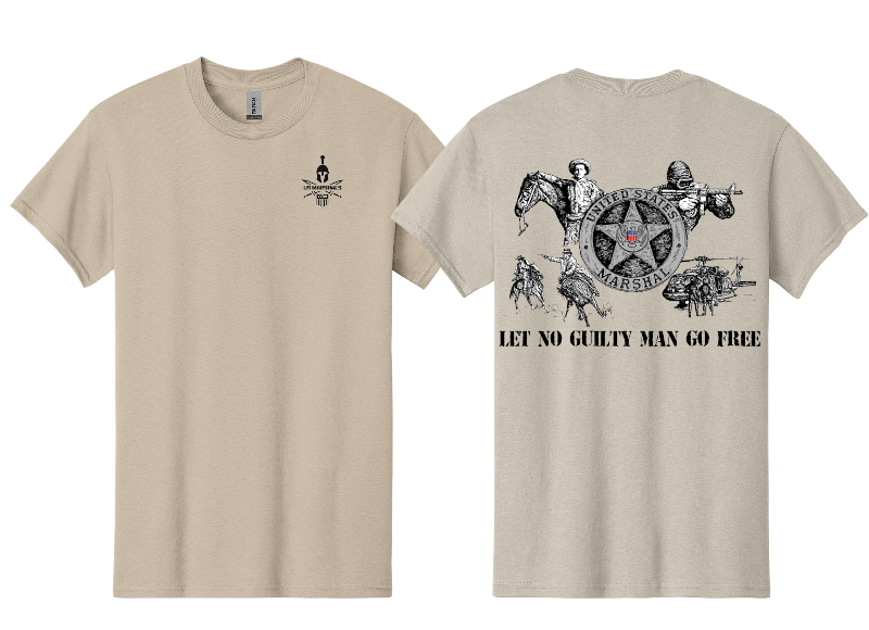 LET NO GUILTY MAN GO FREE T-SHIRT