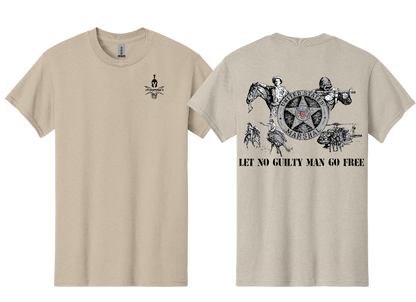 LET NO GUILTY MAN GO FREE T-SHIRT