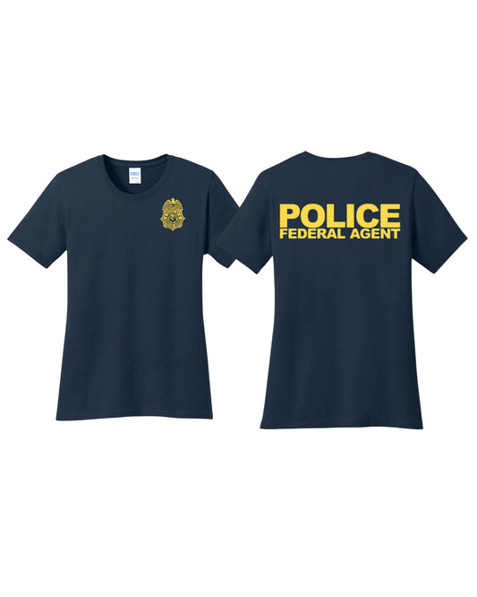 WOMEN'S VA OIG BADGE CORE COTTON TEE-LPC54