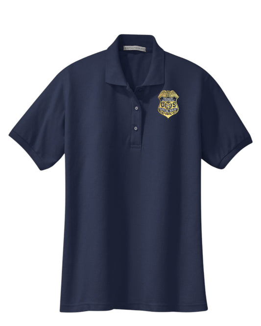 WOMEN'S TIGTA SA BADGE PORT AUTHORITY POLO - L500