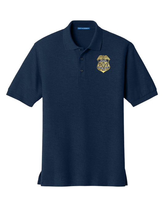 MEN'S TIGTA SA BADGE PORT AUTHORITY POLO - K500