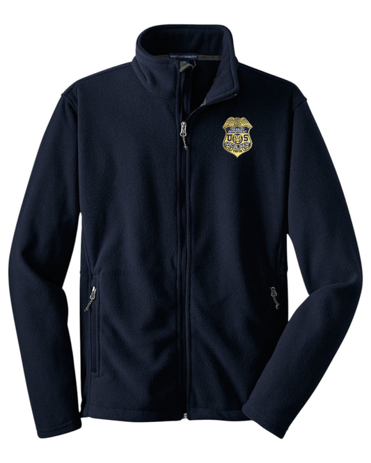 MEN'S TIGTA SA BADGE FLEECE FULL ZIP JACKET-F217