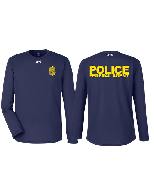 MEN'S VA OIG BADGE UNDER ARMOUR L/S TECH TEE-1376843