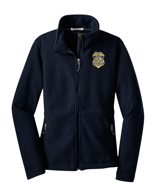WOMEN'S TIGTA SA BADGE FLEECE FULL ZIP JACKET-L217