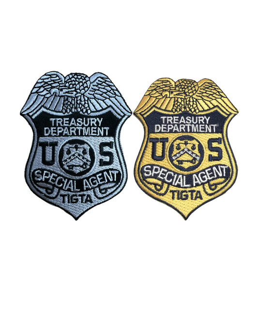 TIGTA S/A BADGE PATCH GOLD 3 1/2 INCH