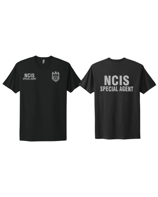 NCIS S/A T-SHIRT IN GREY INK-NL3600
