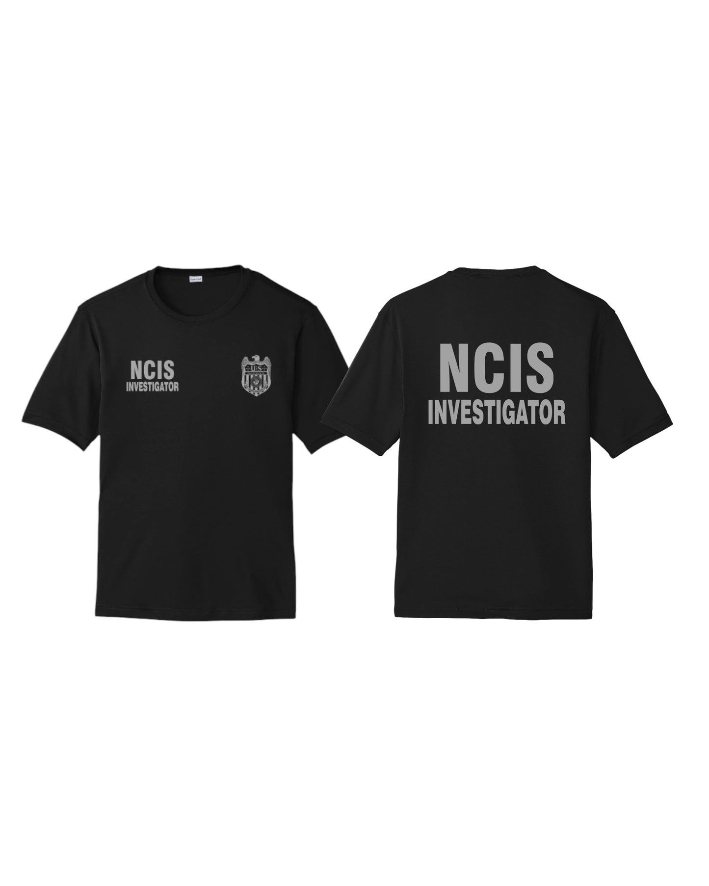 NCIS INVESTIGATOR WICKING SHIRT IN GREY INK-ST350