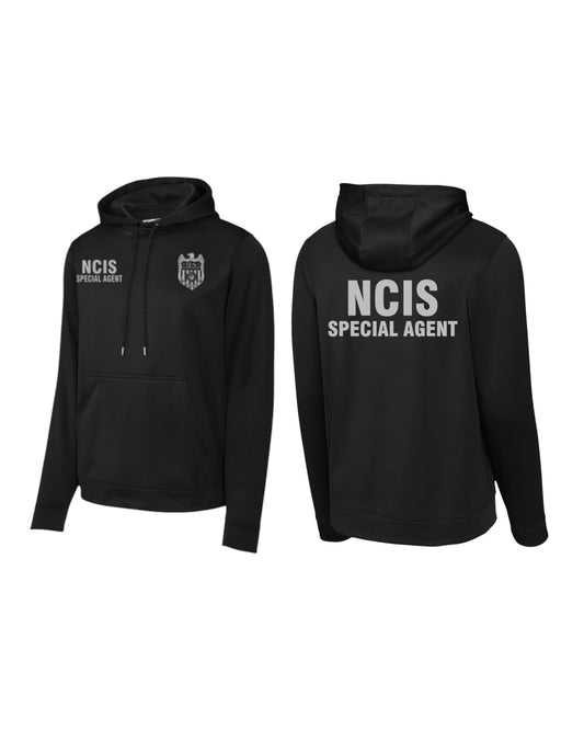 NCIS S/A WICKING HOODIE IN GREY INK-F244