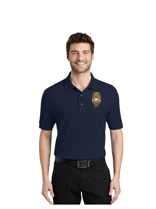 MEN'S DEPT OF NAVY OIG BADGE PORT AUTHORITY POLO - K500