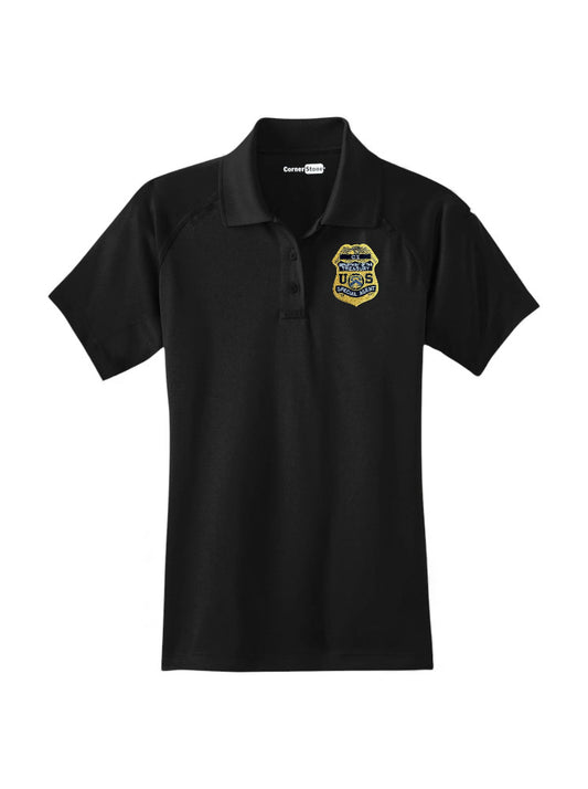 WOMEN'S IRS CI S/A BADGE POLO-CS411