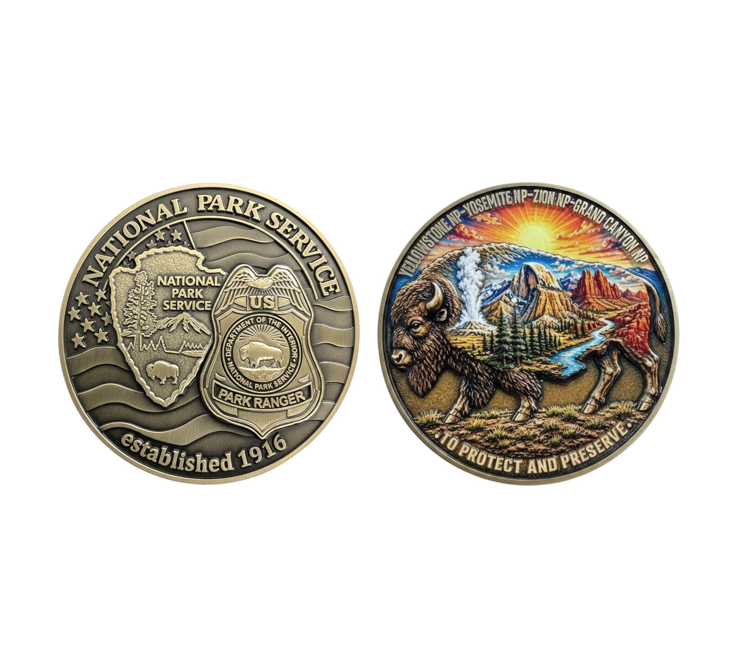 Premier Collection Coin - NPS AMERICAN WEST BISON COIN