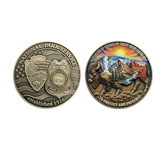 Premier Collection Coin - NPS AMERICAN WEST BISON COIN