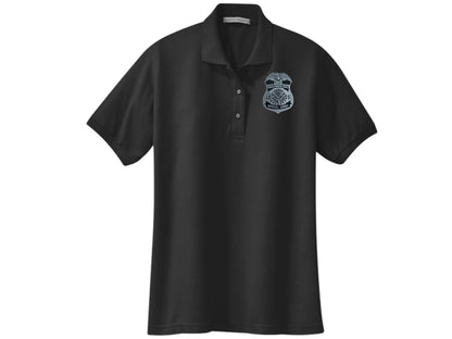 WOMEN'S DHS FPS BADGE PORT AUTHORITY POLO - L500