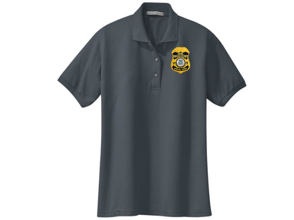 WOMEN'S DHS FPS BADGE PORT AUTHORITY POLO - L500