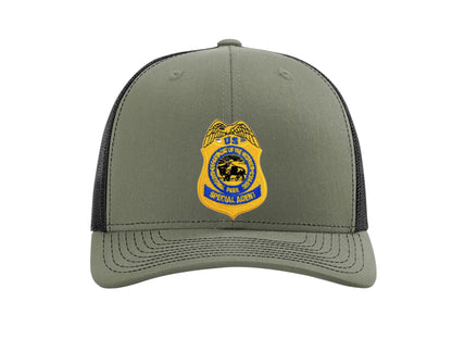 NPS BADGE ON RICHARDSON HAT