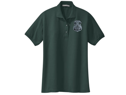 WOMEN'S DHS FPS BADGE PORT AUTHORITY POLO - L500
