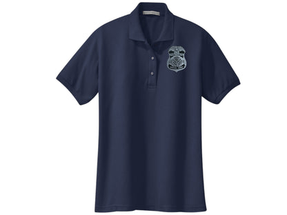 WOMEN'S DHS FPS BADGE PORT AUTHORITY POLO - L500
