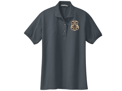 WOMEN'S DHS FPS BADGE PORT AUTHORITY POLO - L500
