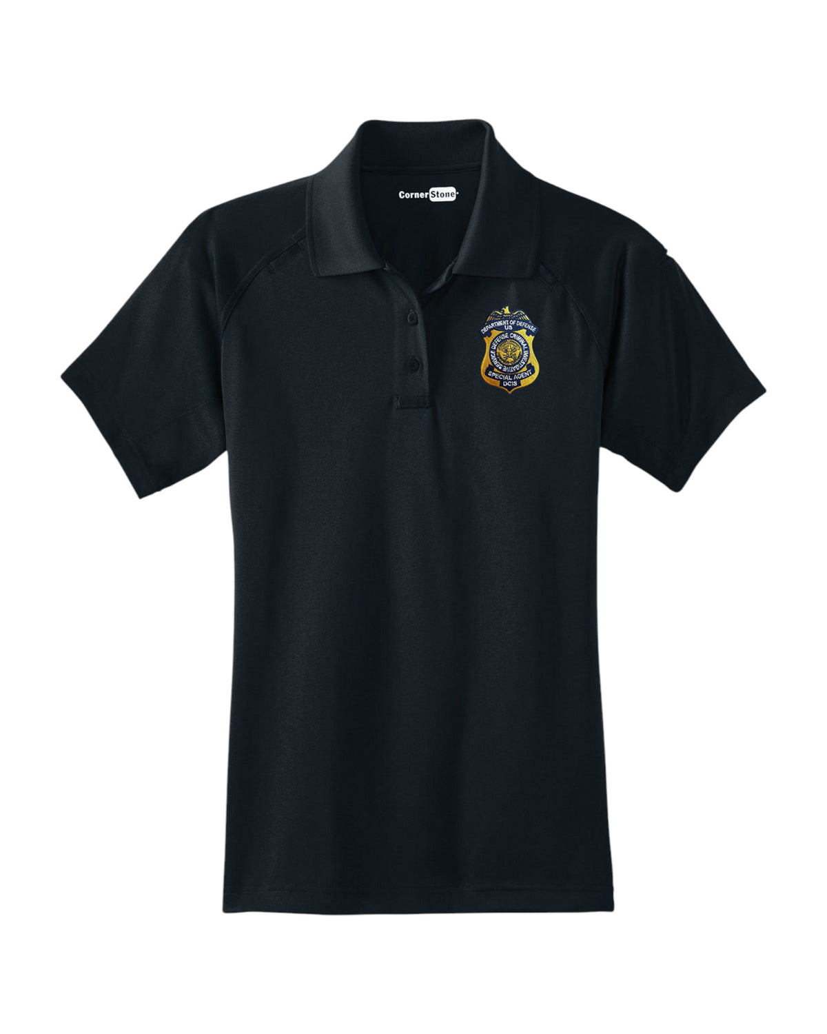 WOMEN'S DCIS S/A BADGE TACTICAL POLO-CS411