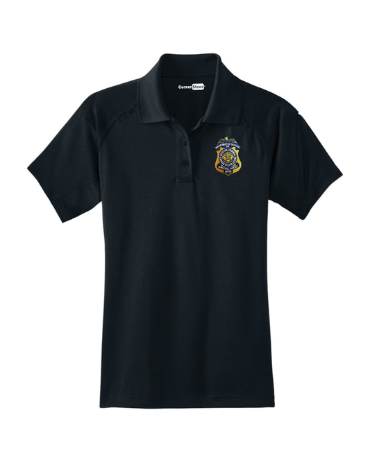 WOMEN'S DCIS S/A BADGE TACTICAL POLO-CS411