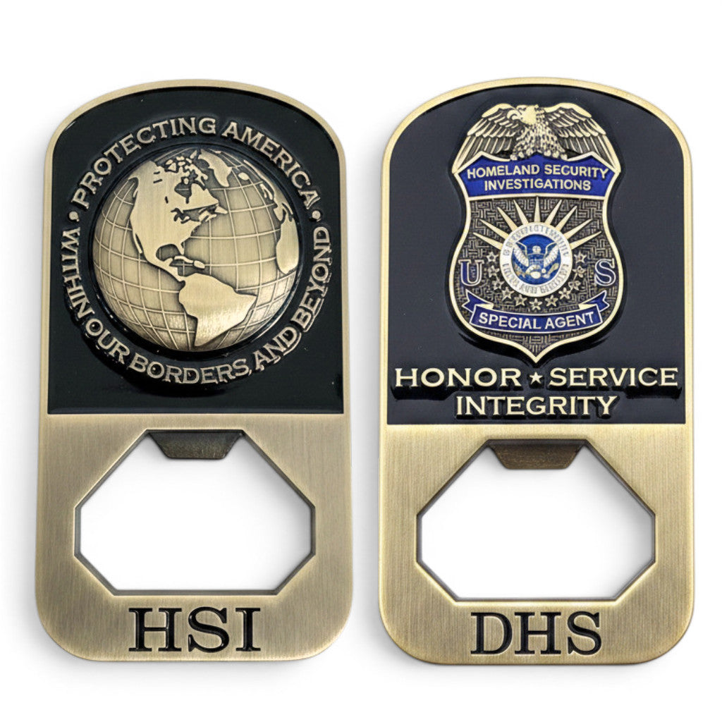 HSI CHALLENGE COIN / BOTTLE OPENER