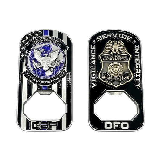 CBP CHALLENGE COIN - NEW DESIGN BOTTLE OPENER