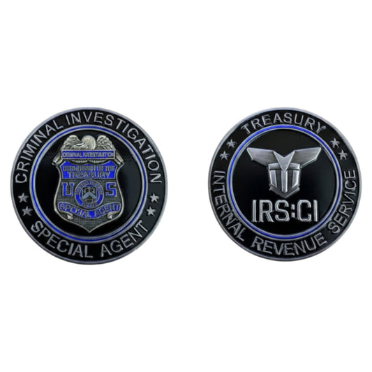 IRS-CI CHALLENGE COIN