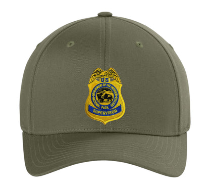 NPS SUPERVISOR BADGE ON FLEXFIT HAT
