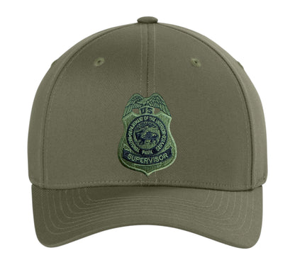 NPS SUPERVISOR BADGE ON FLEXFIT HAT