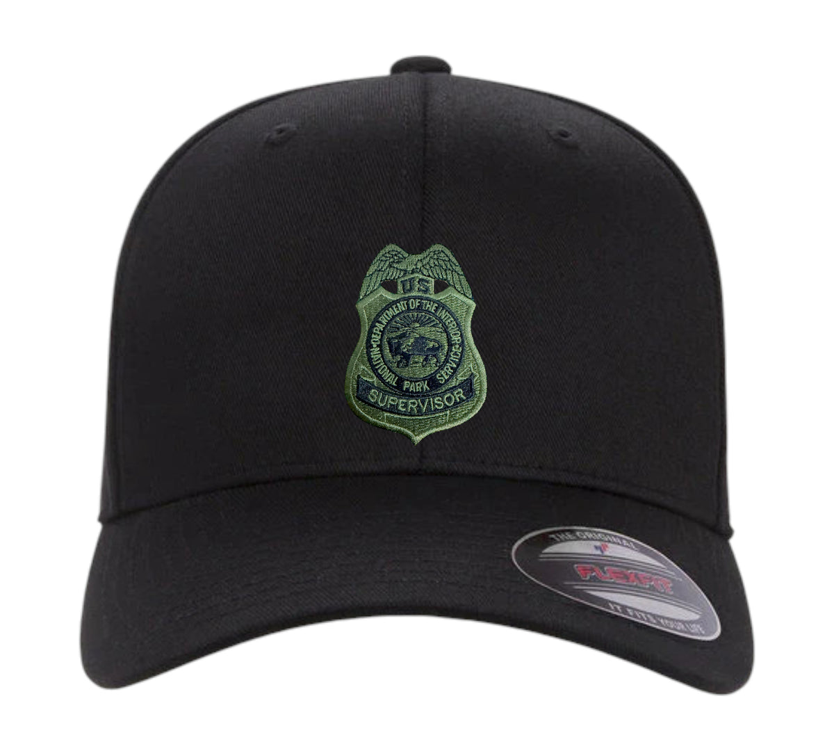 NPS SUPERVISOR BADGE ON FLEXFIT HAT