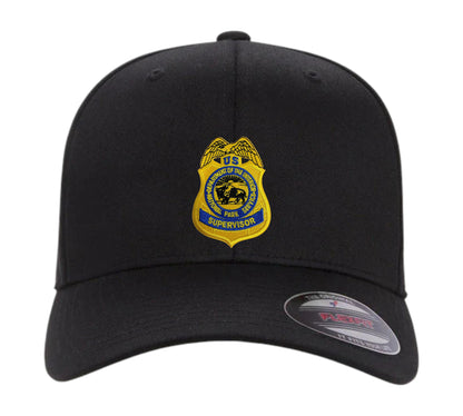 NPS SUPERVISOR BADGE ON FLEXFIT HAT