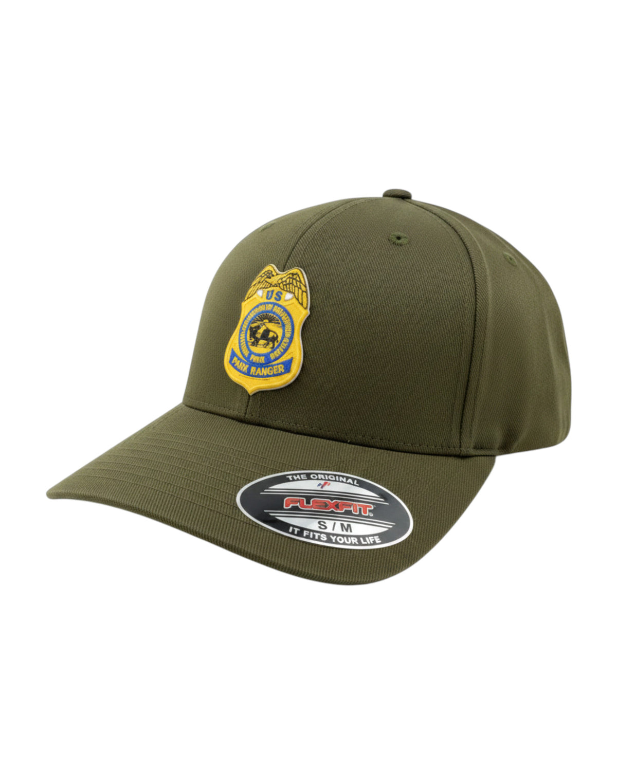 NPS PARK RANGER BADGE ON FLEXFIT HAT